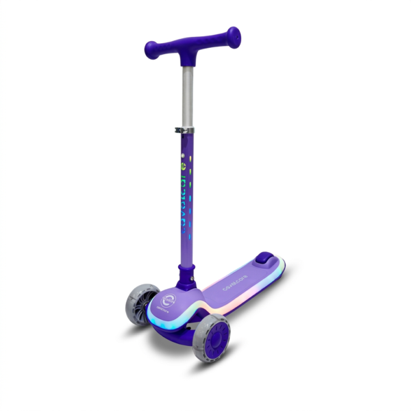 hulajnoga-trójkołowa-cavalcare-fioletowa Hulajnoga trójkołowa Luminello Purple (fioletowa)